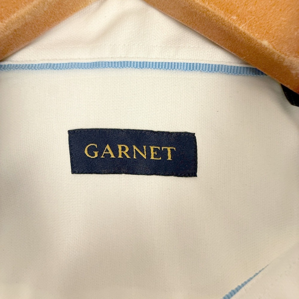 Studio Garnet Los Angeles Mens XXL White Button Up Long Sleeve Dress Shirt NWT - Picture 4 of 10